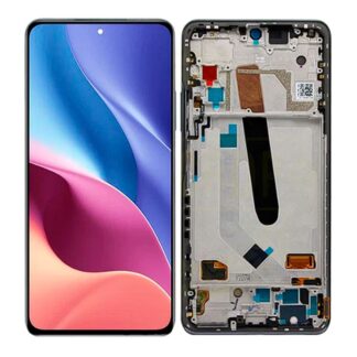 Pantalla Xiaomi POCO F3, Redmi K40, Mi 11i con marco (Frame) NEGRO