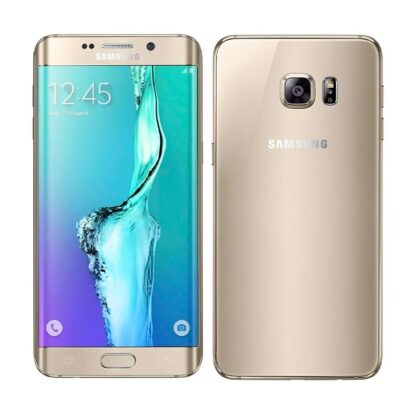 Pantalla S6 Edge+ Plus con marco (Frame) Dorado ORIGINAL - Imagen 2