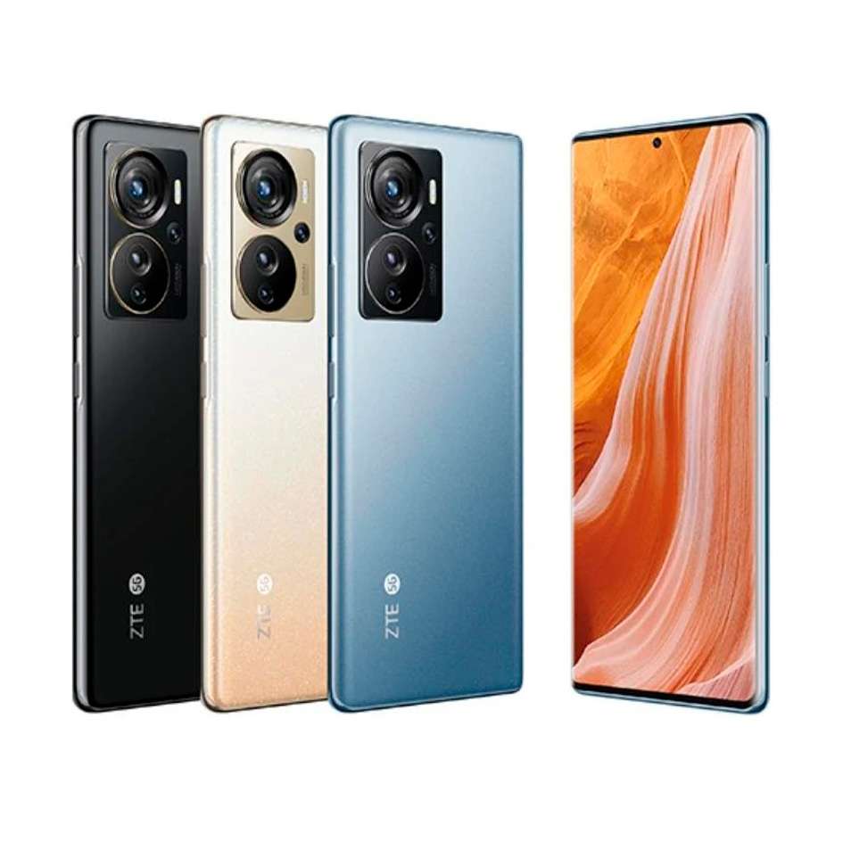 Custodia Per ZTE Axon 40 Pro Con Tracolla Regolabile, Cinturino Da Polso E Anello Portadito – Design Mecha, Nero