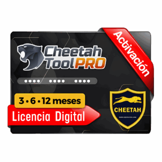 Licencia Cheetah Tool Pro 3·6·12 meses