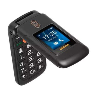 UNIWA teléfono móvil V909T con tapa, 4G, pantalla Dual, cámara, Radio FM, Flip, TELCEL MOVISTAR UNEFON 4G