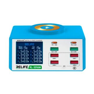 RELIFE RL-309AW cargador USB, estación de carga rápida inteligente.