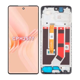 Pantalla Oppo A58 4g con marco + tapa ORIGINAL