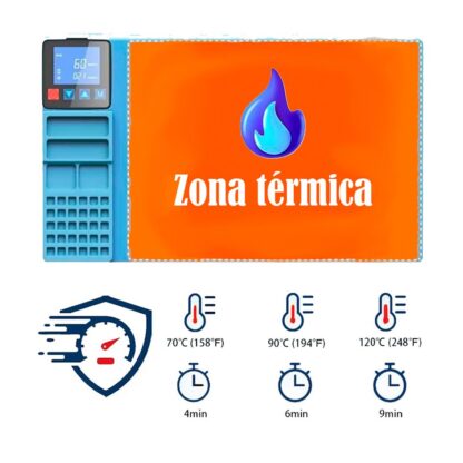 Almohadilla térmica · tapete para separar · despegar · pantallas y tapas de celulares - Imagen 2