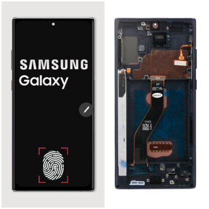 Pantalla Samsung Galaxy Note 10+ completa con marco + tapa trasera Oled - Imagen 3
